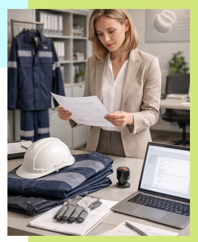 Сертификация спецодежды в Барабинске от 7110 р. | Алешин-Ббн