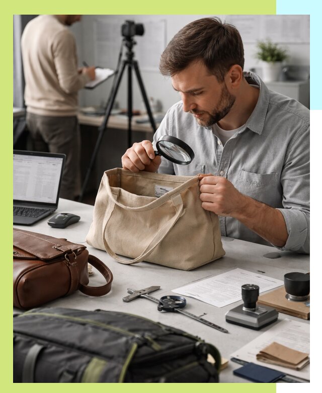 Сертификация сумок в Барабинске, оформление и получение сертификатов