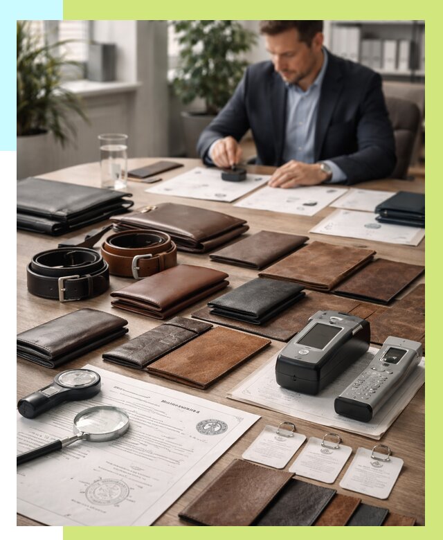 Сертификация кожаных изделий в Барабинске от 12188 р. | Алешин-Ббн