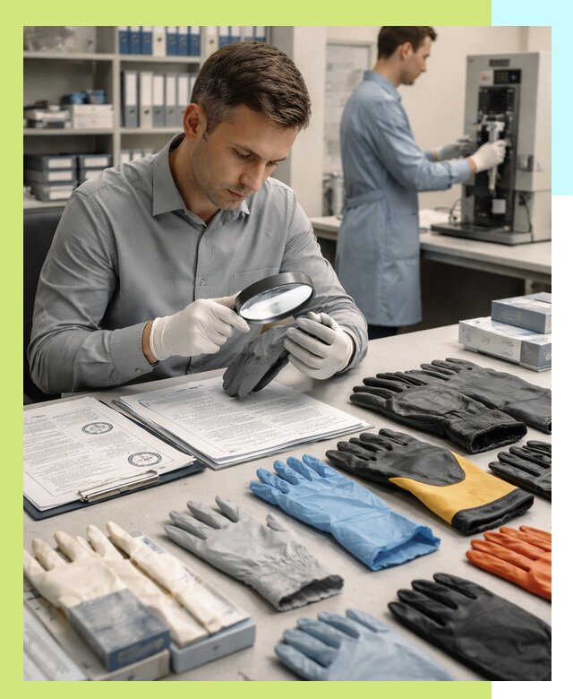 Сертификация перчаток и средств защиты продукции в Барабинске