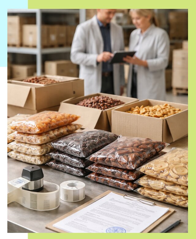 Сертификация сухофруктов в Барабинске от 12188 р. | Алешин-Ббн под ключ