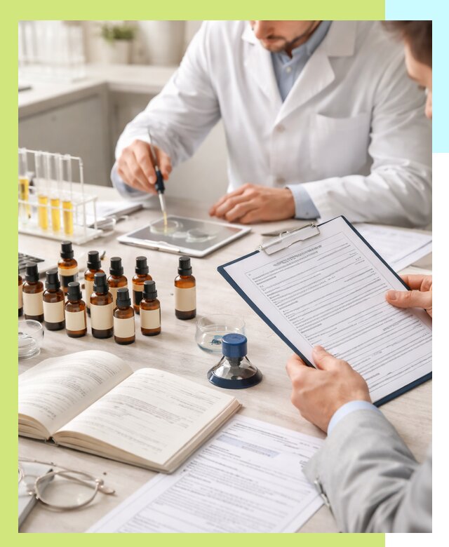 Сертификация эфирных масел и документация качества в Барабинске