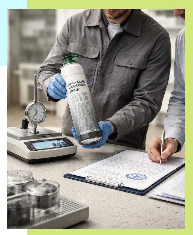 Сертификация монтажной пены в Барабинске от 15236 р. | Алешин-Ббн