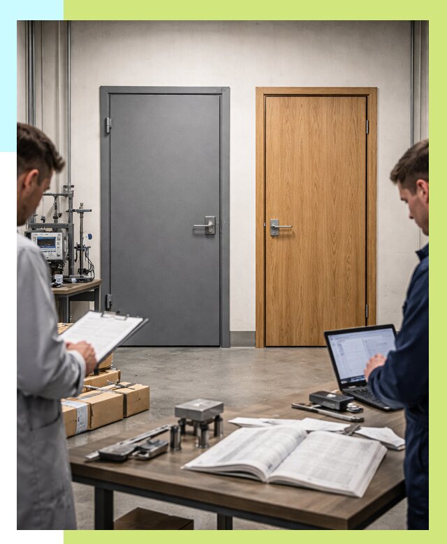 Сертификация дверей в Барабинске от 8126 р. под ключ | Алешин-Ббн