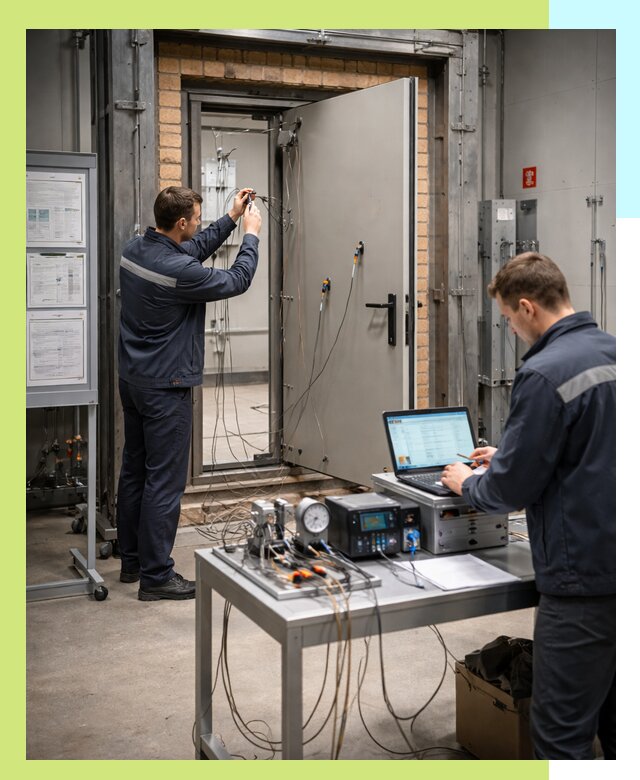 Сертификация противопожарных дверей в Барабинске по ГОСТ и ТР