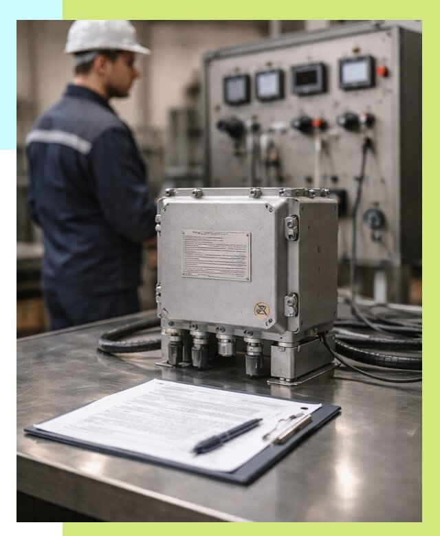 Сертификация взрывозащищенного оборудования в Барабинске от 35550 р. | Алешин-Ббн