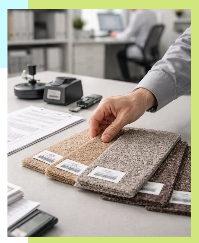 Сертификация ковролина в Барабинске от 15236 р., Алешин-Ббн