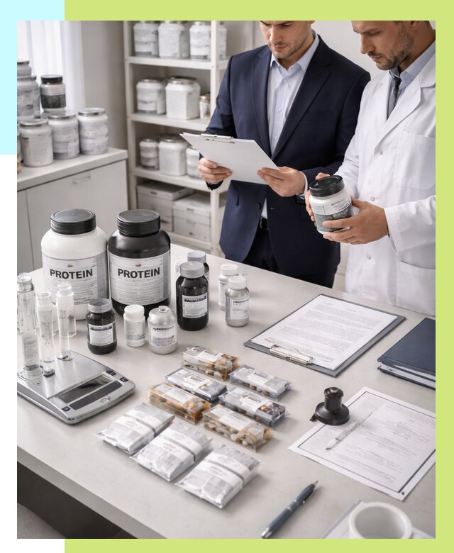 Сертификация спортивного питания в Барабинске от 15236 р., Алешин-Ббн