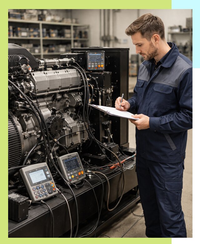 Сертификация дизельных генераторов и их оборудования в Барабинске