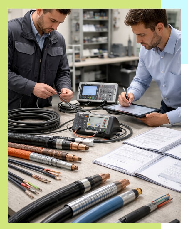 Сертификация кабеля и электропроводки в Барабинске под ключ