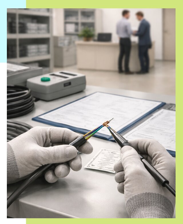 Сертификация провода в Барабинске от 18283 р. в Алешин-Ббн