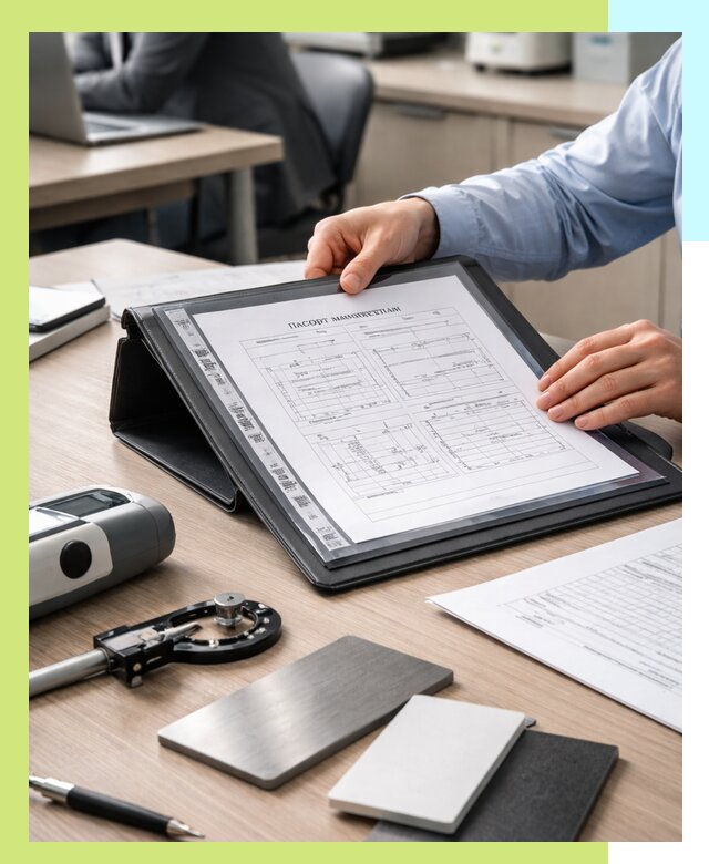 Оформление паспорта материала для продукции в Барабинске