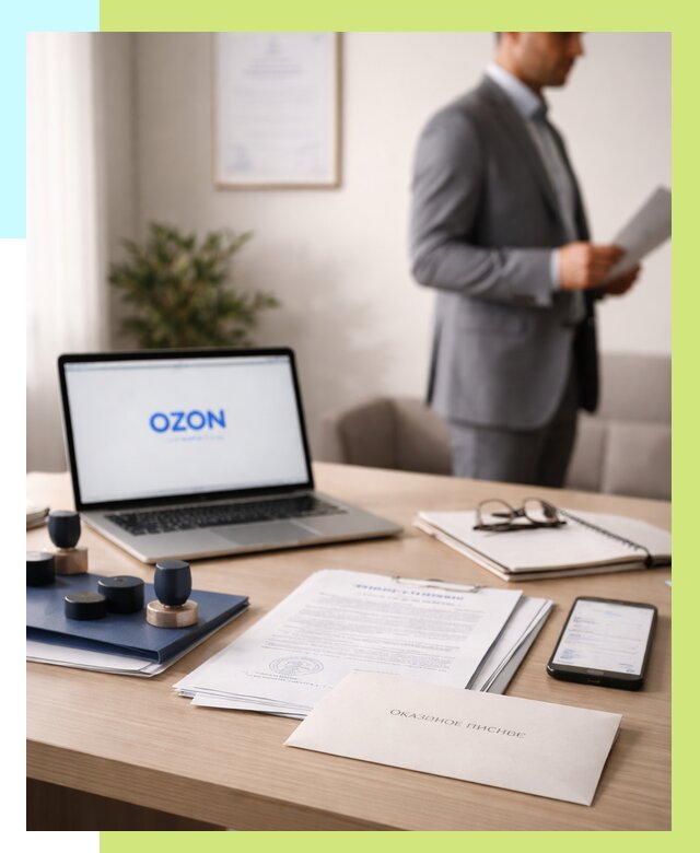 Отказное письмо для Ozon в Барабинске от 3555 р. | Алешин-Ббн