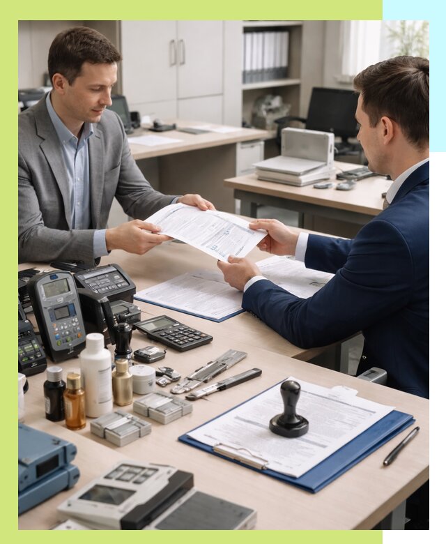 Оформление и получение заключения РЧЦ для оборудования в Барабинске