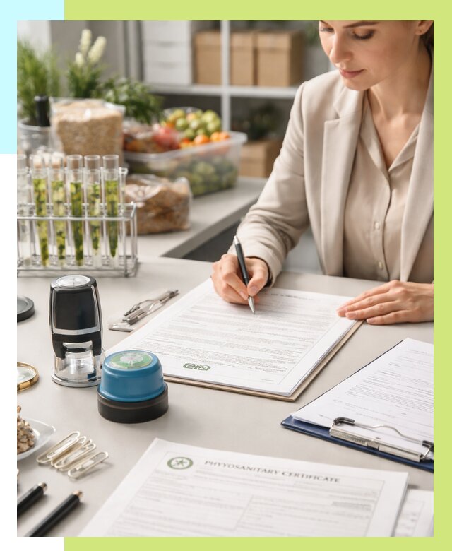 Фитосанитарный сертификат оформить в Барабинске от 4571 р. | Алешин-Ббн