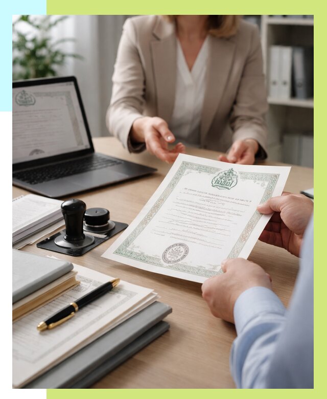 Халяль сертификат в Барабинске, получить от 15236 р. | Алешин-Ббн