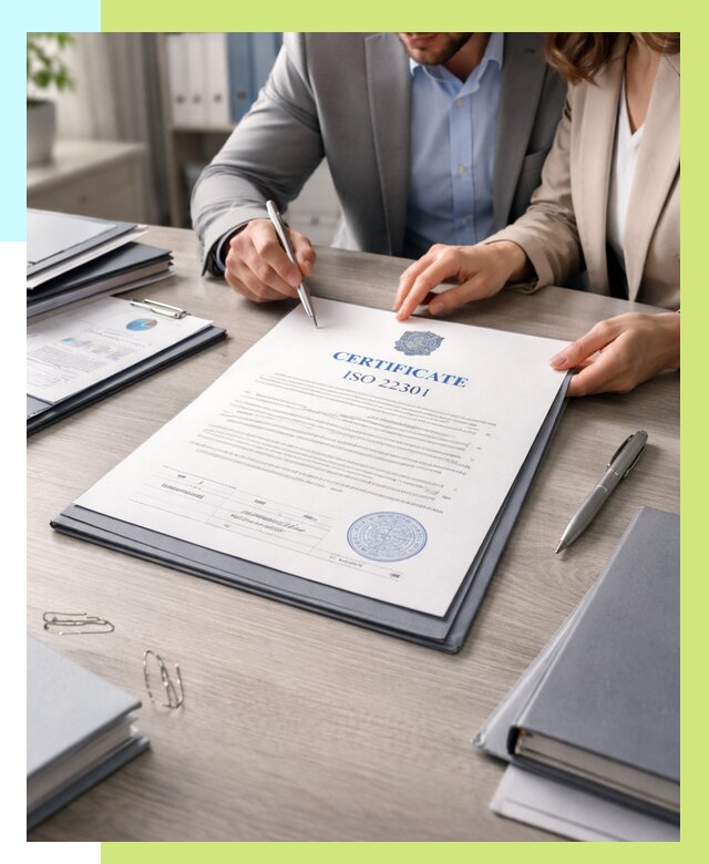 Сертификат ISO 22301 в Барабинске от 45707 р. | Алешин-Ббн срочно