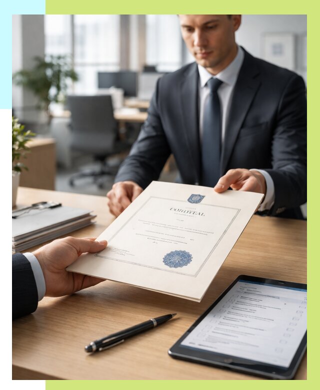 Сертификат ISO 30301 в Барабинске от 35550 р. | Алешин-Ббн - под ключ