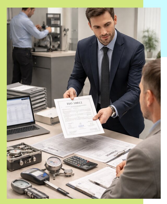 Выдача сертификата ISO 10012 по требованиям метрологии в Барабинске