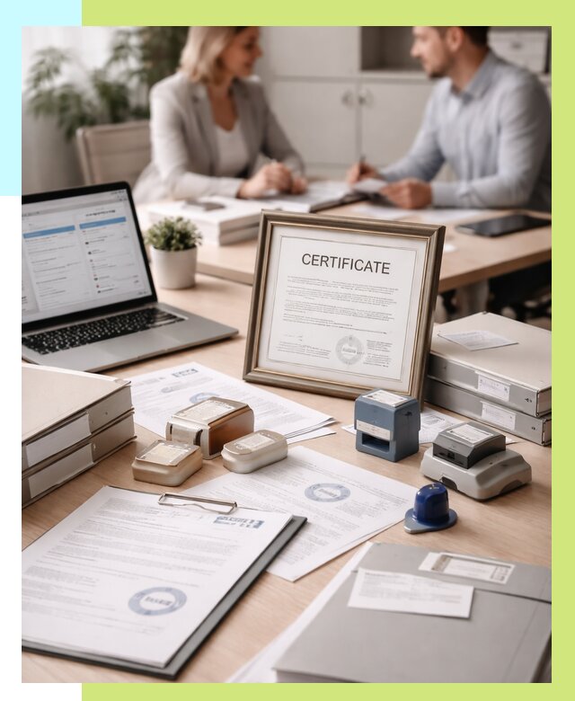 Сертификация компании в Барабинске от 45707 р. | Алешин-Ббн — заказ